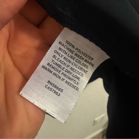 Nordstrom Navy Windbreaker Jacket with Stand-Up Collar - Picture 11 of 15